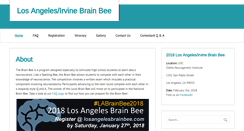 Desktop Screenshot of losangelesbrainbee.com