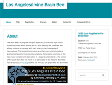 Tablet Screenshot of losangelesbrainbee.com